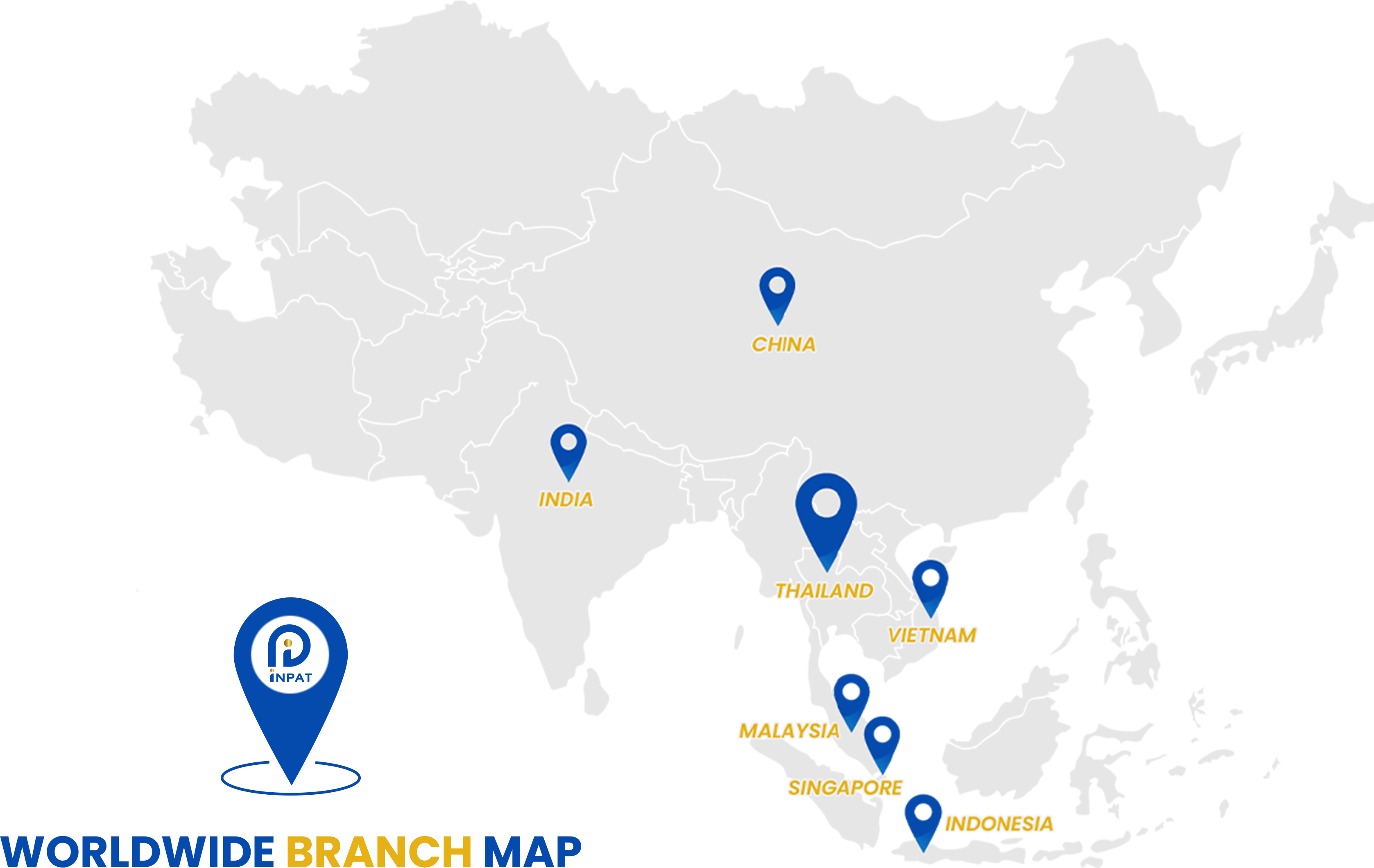 INPAT Branch Map